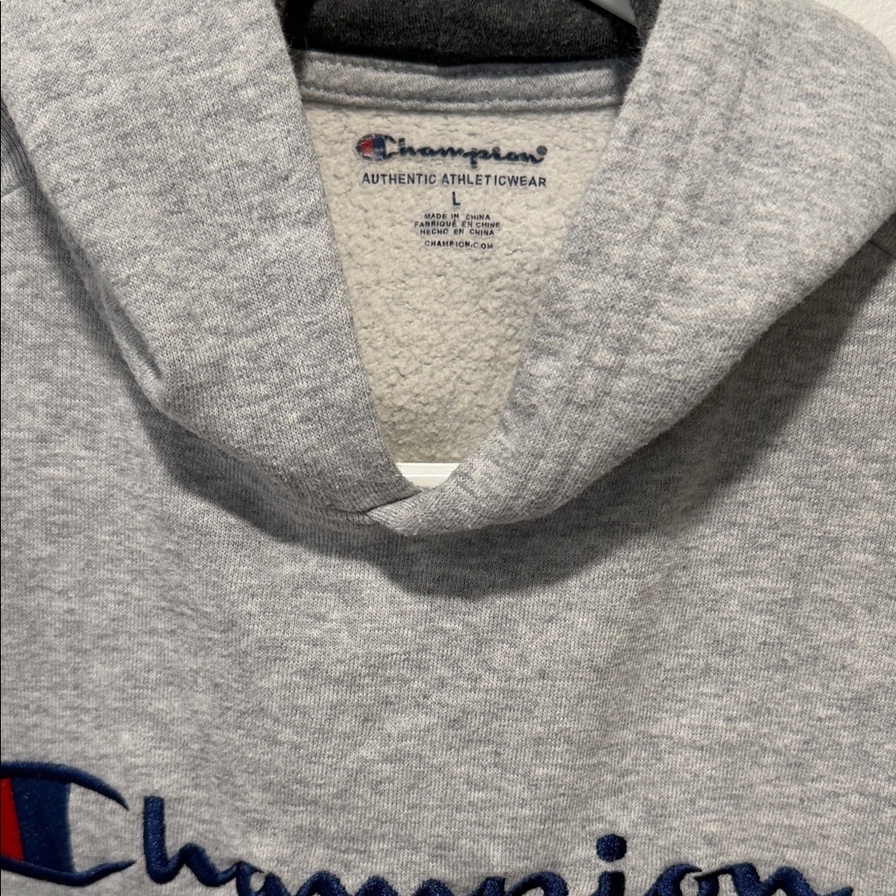 Champion Gray Pullover Hoodie - Picture 2 of 3